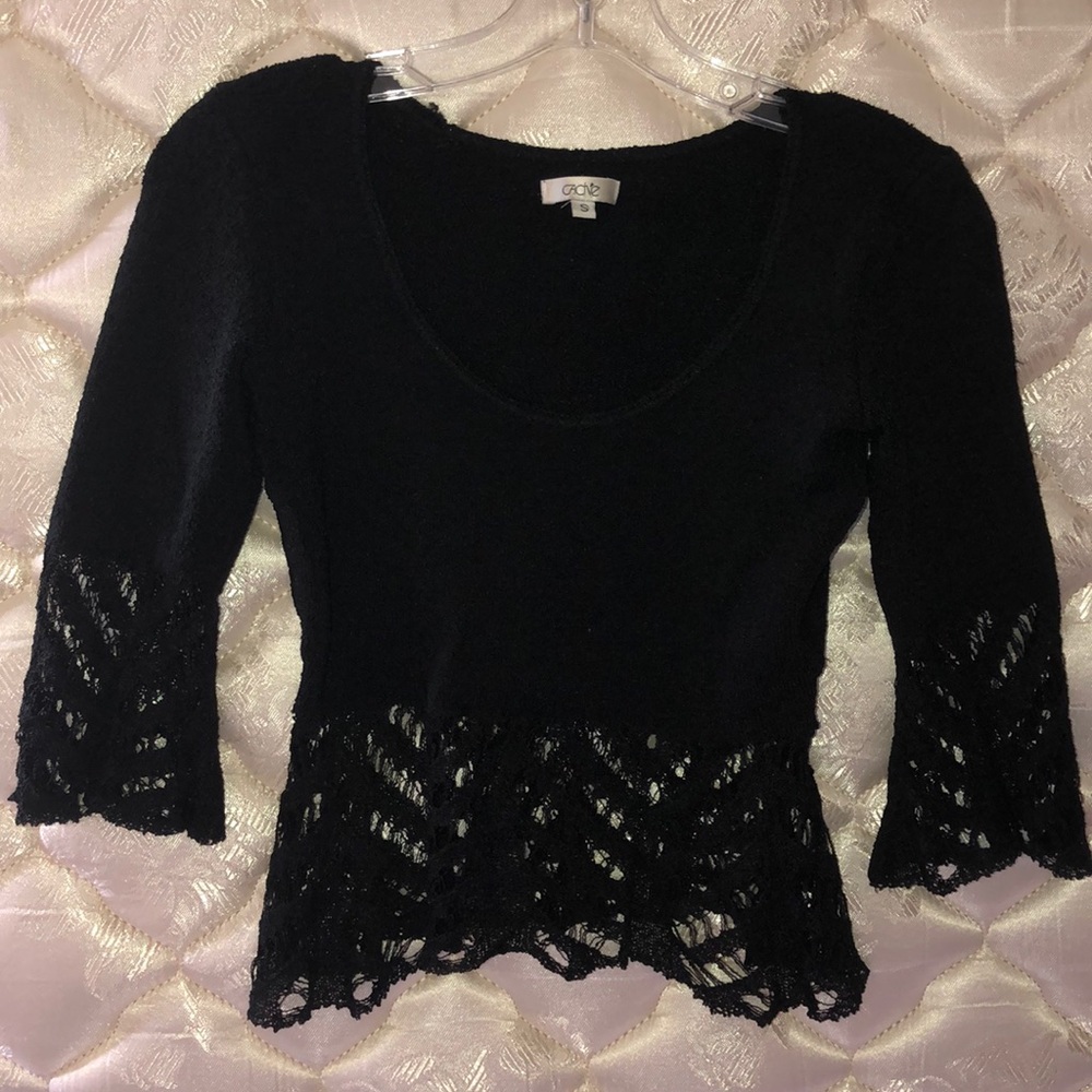 Sexy black sweater